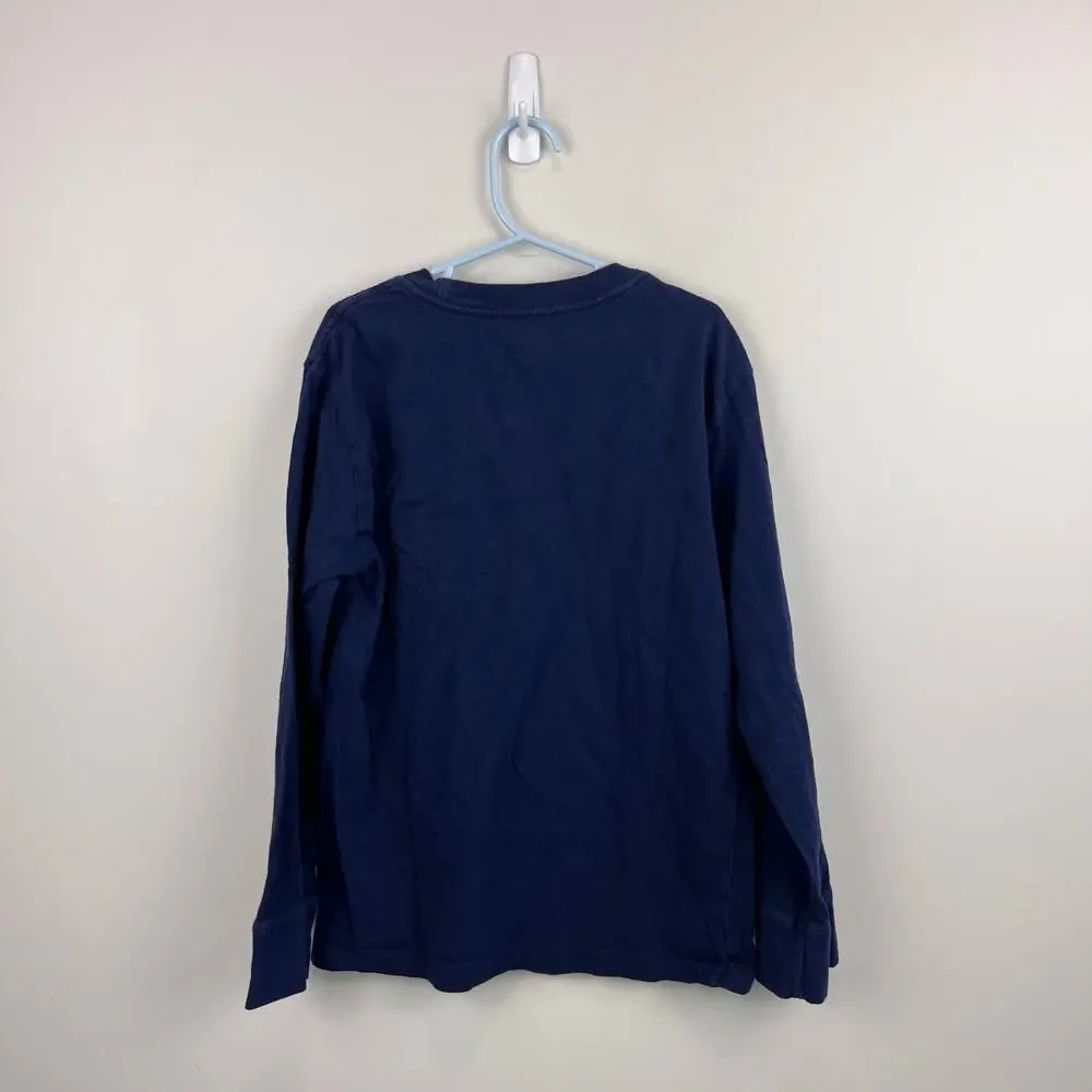 Polo Ralph Lauren Long Sleeve Logo T-Shirt Navy Blue S